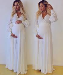 White Maternity Gown White Maternity Dresses Maternity Wrap Dress White Maternity Gown