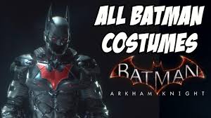 Arkham knight joker jack nicolson. All Batman Arkham Knight Costumes Anime Classic Series Justice League 3000 Flashpoint Youtube