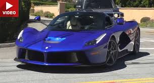This is where this latest prototype comes in to play caught driving around in a new spy video. This Electric Blue Laferrari Is One Of The World S Finest Carscoops
