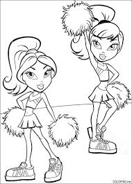 These bring two of my passions together, the. Coloring Page Bratz Pom Pom Coloring Me
