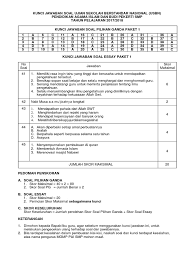 Kunci Jawaban Usbn Pai 2018 Paket 1 Dan 2