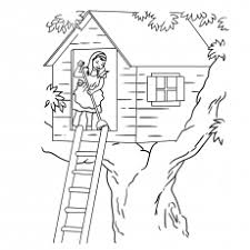 Haunted house in the forest coloring page: Top 20 Free Printable House Coloring Pages Online