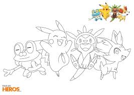 Cette Semaine Tous Les Heros Vous Propose D Imprimer Les Coloriages Pokemon Coloriage Pokemon Coloriage Pokemon A Imprimer Coloriage