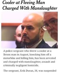 The NYPD says plainclothes narcotics officers tried to arrest the victim  for drug possession but he hopped