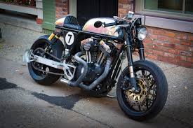 1 the bike was actually designed by a committee of three people: Harley Sportster Cafe Racer Von Ardent Motorcycles Bikebrewers Com Xnumx
