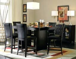 black dining room set