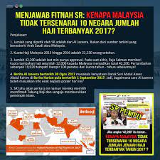 Jumlah tersebut meningkat berbanding kuota 30,200 jemaah pada tahun sebelumnya. Jumlah Sebenar Jemaah Haji Malaysia Blok Pembangkang Vs Blok Kerajaan Ameno World