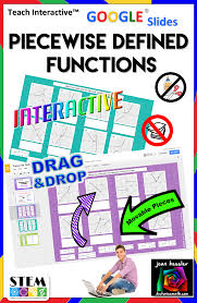 Piecewise Functions Interactive With Google Slides Distance Learning Teaching Algebra Teaching Math 9th Grade Math