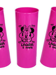 Copo Long Drink Minnie Rosa