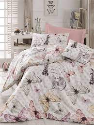 gold case young series tek kiaÿilik nevresim taka ma butterfly girl duvet cover sets bedding sets luxury bedding sets
