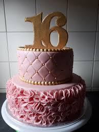 Birthday Rose Gold Pineapple Cake Design Sweet 16 Cake Pink Gold Sweet 16 Cakes Cake Decorating With Fondant Pink Birthday Cakes