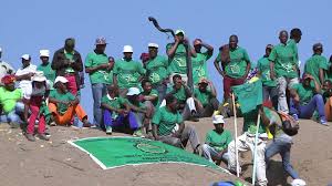 Miners sing at a memorial service on friday for the 34 striking workers shot dead by police a year ago at the marikana platinum mine in south africa. South Africa Commemorates Marikana Mine Strike Massacre Video Dailymotion