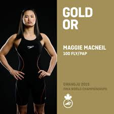Maggie macneil is a famous swimmer, who was born on february 26, 2000 in united kingdom. Canada S Maggie Macneil Wins Surprise 100 Metre Butterfly Gold At World Aquatic Championships