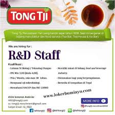 Loker pabrik teh di tegal. Lowongan Kerja Tji Juli 2021