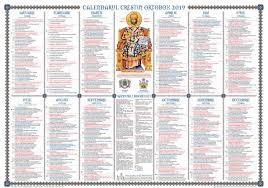 Lucrarea de mântuire, de la creație și până la sfârșitul lumii, este rezumată pe parcursul unui an bisericesc. Calendar Ortodox Calendaru Crestin Ortodox 2020 2021