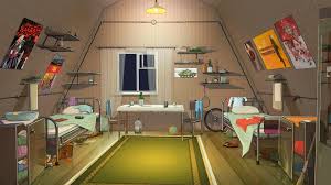けいおん!) is the anime adaption of kakifly's manga of the same name, which was produced by kyoto animation and aired in japan between 2009 and 2010 in two seasons. Anime Room Beds Artwork Light Clothes Messy Anime Bedroom Background 1000x563 Download Hd Wallpaper Wallpapertip