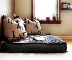 Floor Seating With Back Support Colorful Reasons To Break From The Neutral Sofa Orange Couchfloor Floor Seating Cushions Oversized Floor Pillows Floor Cushions