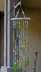 Stained Glass Wind Chime Glass Windchimes Suncatcher Light Catcher Glass Mobile Outdoor Decor 7597 Wind Chimes Diy Wind Chimes Windchimes Diy