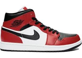 Nike Jordan 1 Mid Chicago Black Toe Youth 2020 Mr Money