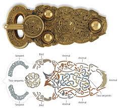 Irish monks sailed to northern england in 635, taking with them an ancient celtic decorative tradition of curvilinear forms: Decoding Anglo Saxon Art Article Khan Academy