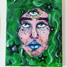 9 x 12” metal print of my original painting, titled Dusty Paintings