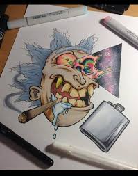 Trippy rick and morty zeus tattoo rick und morty joker poster get schwifty skateboard art funny stickers psychedelic art retro. Rick And Morty Psychedelic Explore Tumblr Posts And Blogs Tumgir