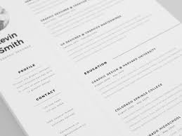This free resume and cv template available in simple file format and its very easy to customize. Free Clean Minimal Resume Template On Behance