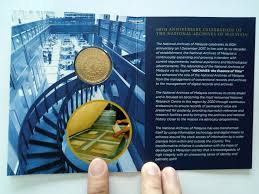 The national archives of malaysia are located in kuala lumpur. The 60th Anniversary Of National Archives Of Malaysia Rm1 Coin Card Steemit