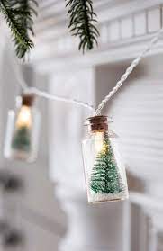 Mini Lights With Brush Trees So Cute Christmas Diy Diy Christmas Garland Christmas Garland Christmas Diy
