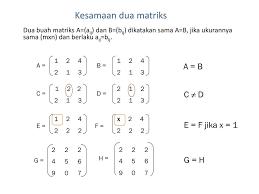 Contoh perkalian matriks, pertambahan dan pengurangan matriks, determinan matriks, invers matriks, dan entri dalam matriks juga ditulis dengan format baris koma kolom. Matematika Lanjut 1 Matriks Dosen Fitri Yulianti Sp Msi Ppt Download