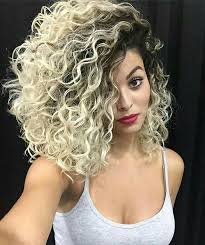Curly Dark Roots Onbre Curly Hair Inspiration Hair Styles Curly Hair Styles