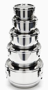 Avoid plastic, lightweight, go on stovetop. Plastic Free Food Storage Containers And Kitchen Items Noplastic Ca Stainless Steel Food Storage Food Storage Containers Food Storage