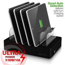 Micro Usb Charging Station Port A Fast Iphone Samsung Charging Dock A Smart No Buzz Multiple Usb Ch Usb Charging Station Multiple Usb Charger Charging Dock