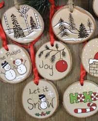 More Wood Slice Ornaments Cheap Christmas Diy Christmas Signs Diy Homemade Christmas