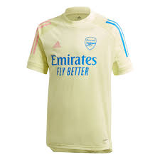 Jersey Adidas Arsenal Fc Training 2020 2021 Nino Yellow Tint Football Store Futbol Emotion