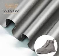 Silver Microfiber Leather Fabric Imitation PU Shoes Material ...