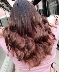 Blonde hair with pink highlighting can go punk or pretty depending on the shade of pink and the haircut. 35 Rose Brown Hair Shades That Will Inspire You To Visit The Salon