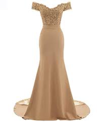 Einstellbar mit krawatten in satin auf der rückseite des kleides, die sie das kleid an. Brautkleider In Gold Fur Frauen Damenmode In Gold Bei Fashn De