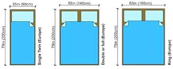 Mattress Measurements Chart