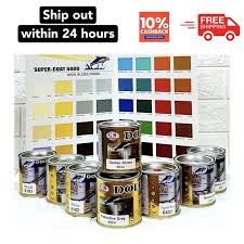 Maybe you would like to learn more about one of these? Cat Kilat Besi Kayu Cat Minyak 250 Ml Tin Kecil Dolphin Metal Wood Paint Super Coat 6000 High Gloss Finish Shopee Malaysia