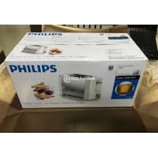 Philips hd4815/8 pemanggang roti elektrik yang memudahkan anda dalam membuat roti tawar yang cruncy untuk sarapan pagi,yang dilengkapi dengan 2 slot roti dan auto pop up toaster yang akan sangat mempermudah anda. Philips Hd4825 New Alat Pemanggang Roti Masih Segel Harga Murah Di Medan Tribunjualbeli Com