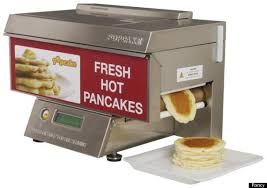 Nespresso coffee machine mini pancakes eggo. Automatic Pancake Machine By Popcake Is Probably Not Necessary Video Huffpost Life