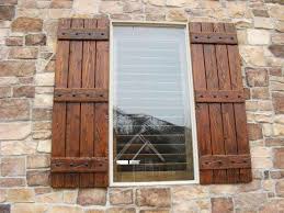 Rustic Knotty Alder Exterior Shutters 4 Plank 3 Rail Wood Shutters Exterior House Shutters House Exterior