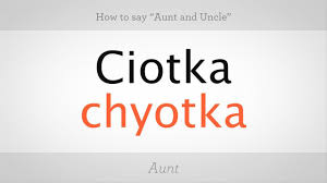 How To Say Aunt Uncle In Polish Polish Lessons Youtube