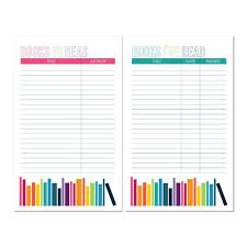 Image Result For Books I Want To Read List Template Book List Printable Planner Pages Reading List Printable