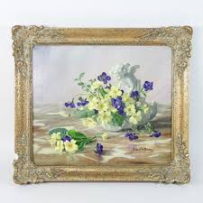 A christmas arrangement with holly, mistletoe and other winter flowers. Albert Williams Still Life Vase Of Mixed Spring Flowers Including Roses And Peonies Mutualart