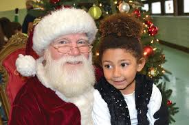 Santa's beard is for real, and so was his special visit