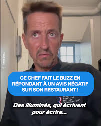 Ce chef fait le buzz en répondant à un avis négatif de son restaurant ! 👏 