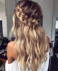 Half Up Crown Braid For Long Hair Hair Styles Long Hair Styles Braids For Long Hair