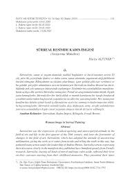 PDF) SÜRREAL RESİMDE KADIN İMGESİ (Araştırma Makalesi)